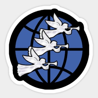 Seventh-Day Advenist Three angel's logo Sticker